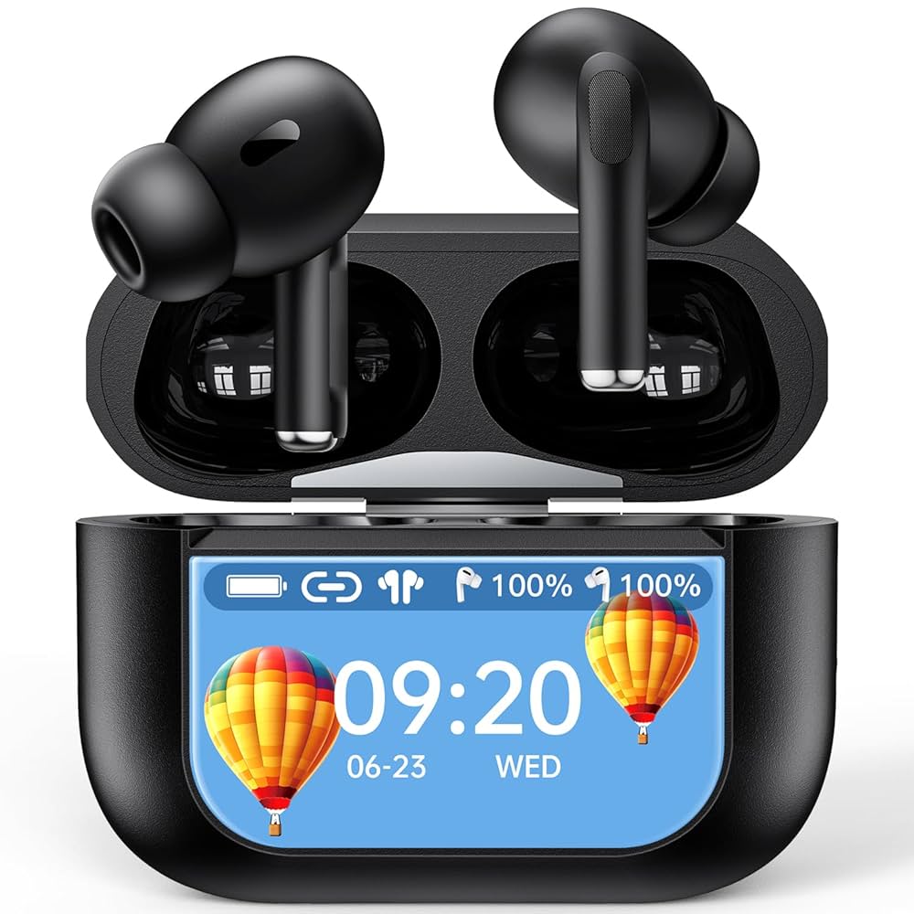 VantaLink ワイヤレスイヤホン デジタル表示付き Amazon.co.jp: イヤホン Bluetooth ワイヤレスイヤホン : 家電